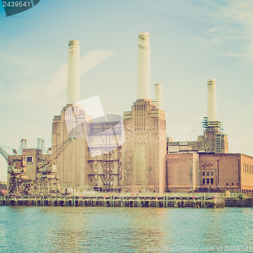 Image of Vintage look Battersea Powerstation London