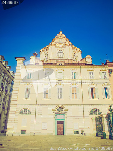 Image of Retro look San Lorenzo church, Turin