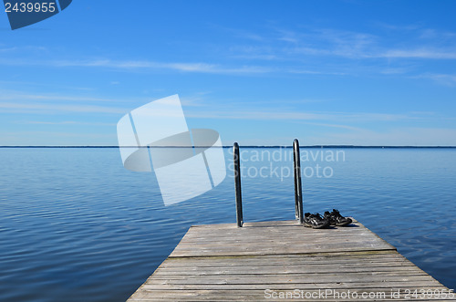 Image of Shoes on old jetty