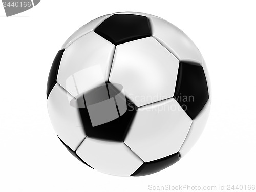 Image of Soccer ball isolated on white