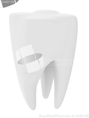 Image of Tooth isolated on white