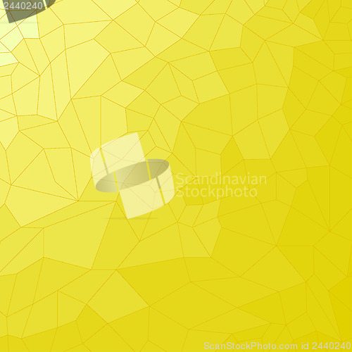 Image of Vector illustration. Yellow mosaic tiled background