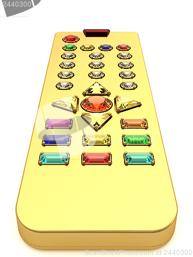 Image of Golden universal remote control