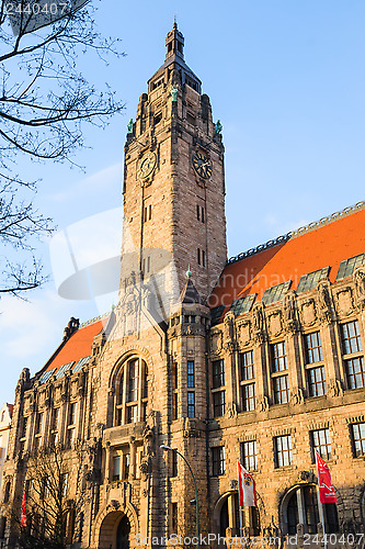 Image of Facade of Charlottenburg Wilmersdorf hall - historical administr