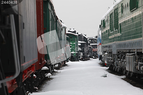 Image of Railway station in winter