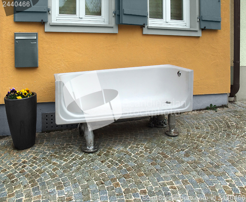 Image of bench in Schwaebisch Hall