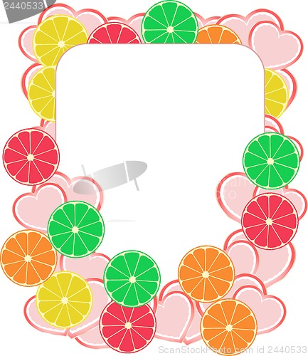 Image of Dessert menu template, fruit banners, gift box, christmas card