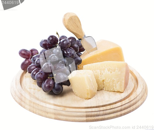 Image of cheese and fruit