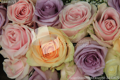 Image of Soft pink wedding arrangement