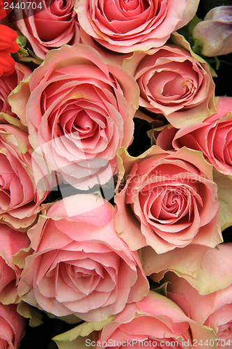 Image of Bridal arrangement, pink flowers