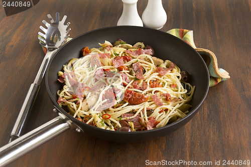 Image of Mediterranean Salami Spaghetti