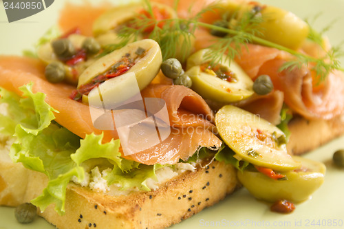 Image of Salmon And Olives