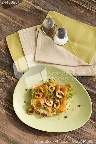 Image of Salmon Open Sandwich