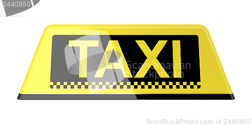 Image of Taxi sign