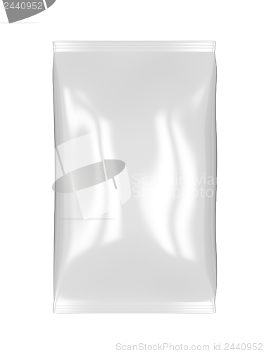 Image of White foil bag