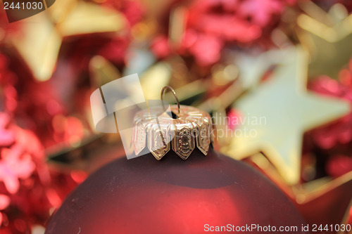 Image of Red christmas decoration