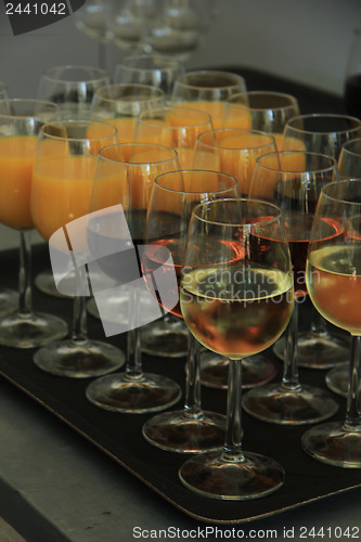 Image of Drinks at a wedding reception