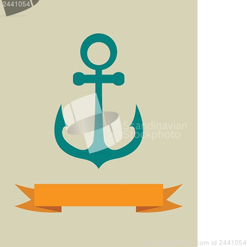 Image of Anchor vector illustration