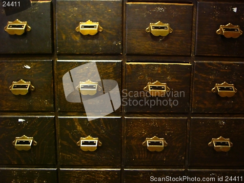 Image of Brown Drawers