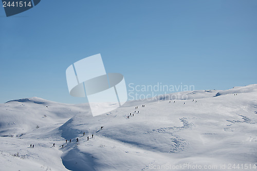 Image of Winter mountain view