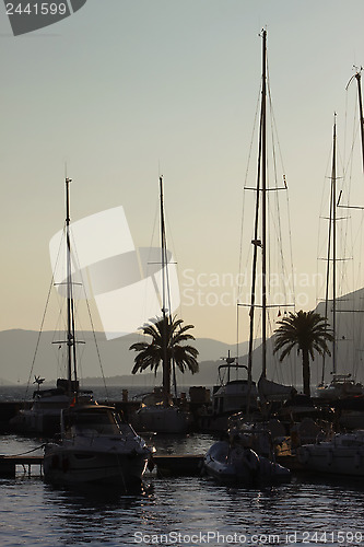 Image of Sunset marina