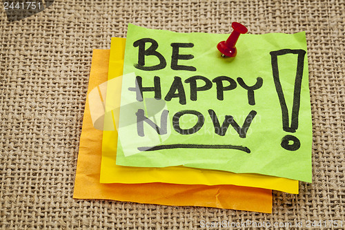 Image of be happy now 