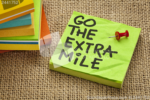 Image of go the extra mile