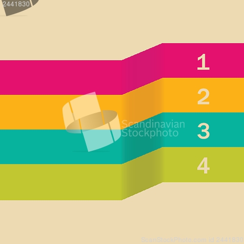 Image of vector web design template  lines in perspective