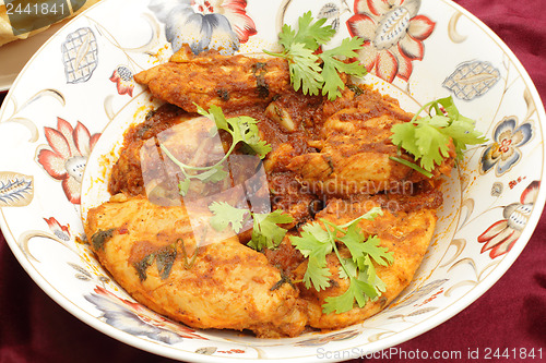 Image of Kashmiri chicken serving bowl