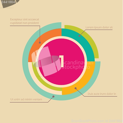 Image of vector web design template  lines in perspective