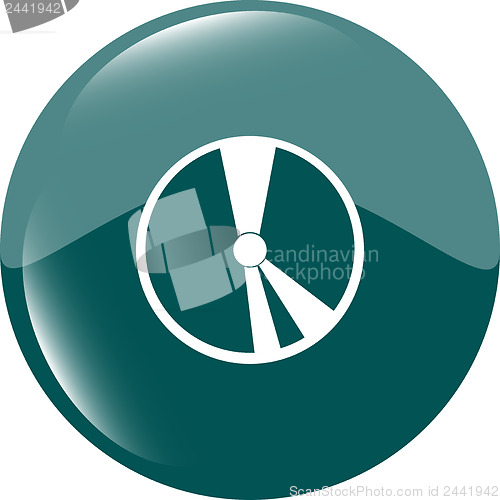 Image of cd disk web icon button