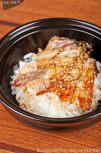 Image of eel with rice