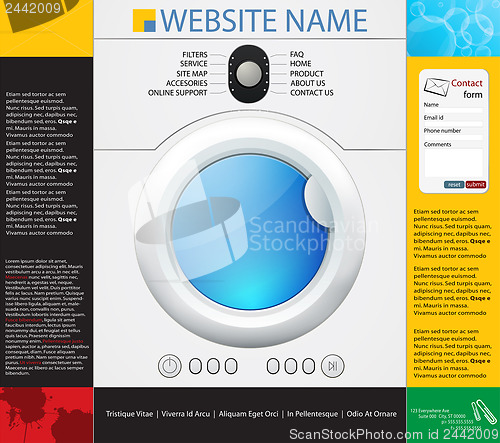 Image of Washing machines design template