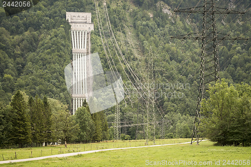 Image of water power plant Walchensee Bavaria Germany