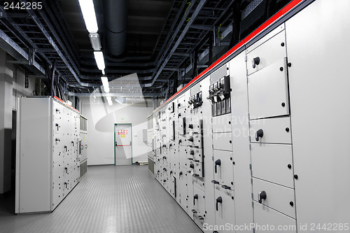 Image of Control room of a power plant