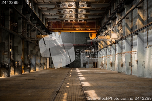 Image of Industrial interior of an old factory