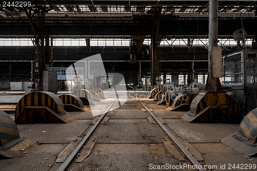 Image of Industrial interior of an old factory