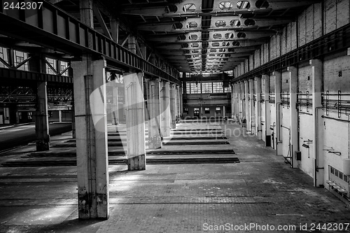 Image of Industrial interior of an old factory