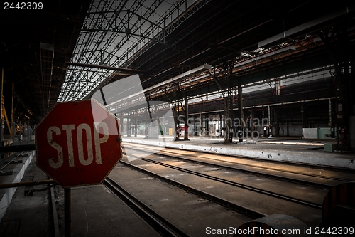 Image of Industrial interior of an old factory