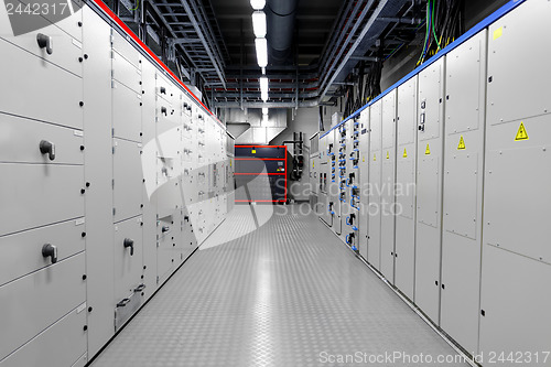 Image of Control room of a power plant