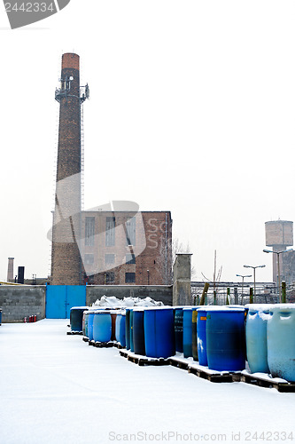 Image of Chemical waste dump with a lot of barrels