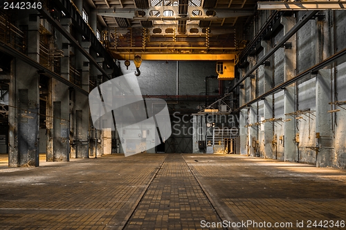 Image of Industrial interior of an old factory