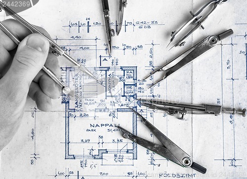Image of The part of architectural project