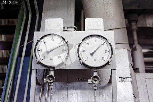 Image of Industrial measurement device closeup