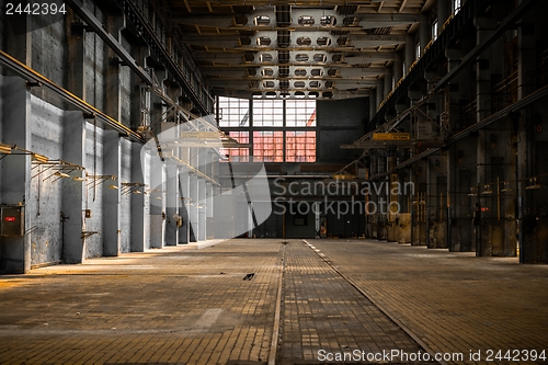 Image of Industrial interior of an old factory