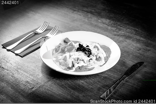 Image of Delicious stew on the table