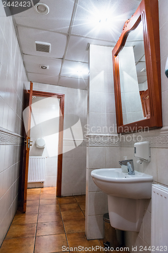 Image of Bathroom interior with sink