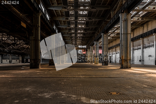 Image of Industrial interior of an old factory