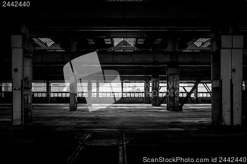 Image of Industrial interior of an old factory