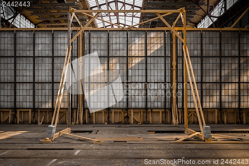 Image of Industrial interior of an old factory